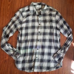 Billabong Flannel Button Down Collar Shirt Plaid